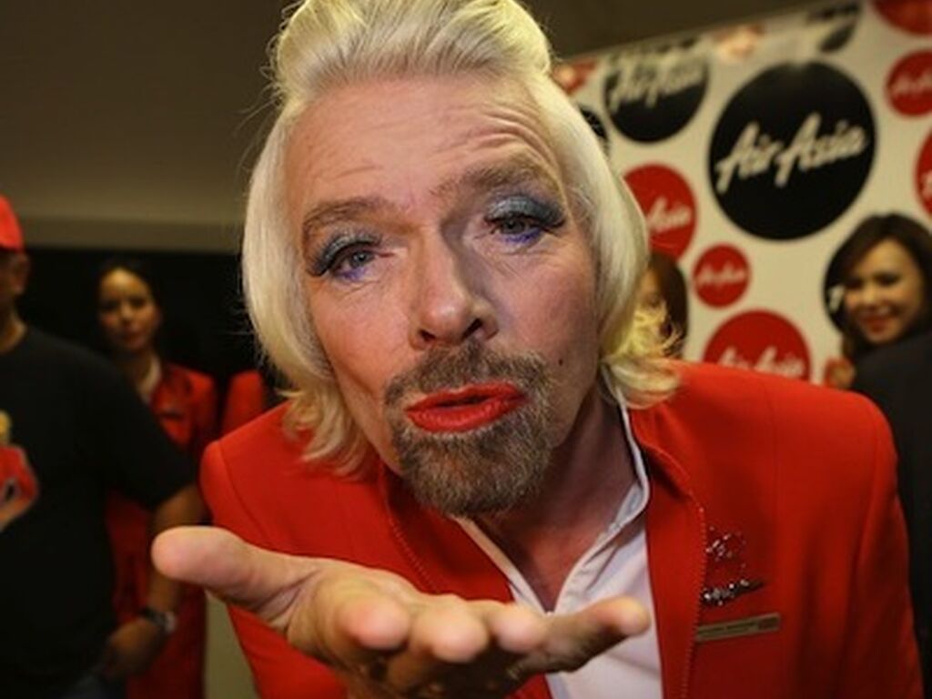 Richard branson flight attendant