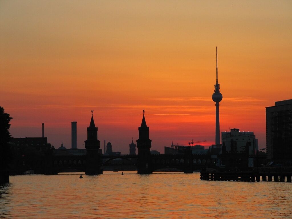 Berlin sunset