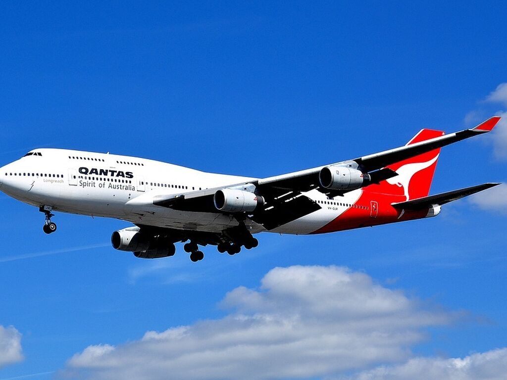 Airplane qantas